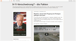 Desktop Screenshot of 9-11-verschwoerung.blogspot.com