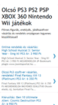 Mobile Screenshot of olcsops2-ps3-pspjatekok.blogspot.com