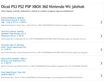 Tablet Screenshot of olcsops2-ps3-pspjatekok.blogspot.com