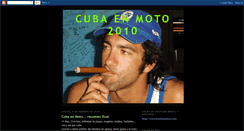 Desktop Screenshot of cubaenmoto2010.blogspot.com