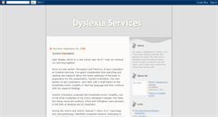 Desktop Screenshot of dyslexiaservices.blogspot.com