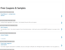 Tablet Screenshot of free-coupons-samples.blogspot.com