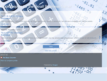 Tablet Screenshot of beancountingservices.blogspot.com