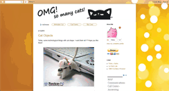 Desktop Screenshot of omgsomanycats.blogspot.com