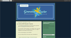 Desktop Screenshot of generationxteacher.blogspot.com