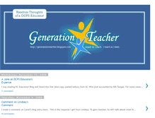 Tablet Screenshot of generationxteacher.blogspot.com