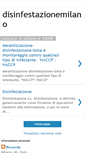 Mobile Screenshot of disinfestazionemilano.blogspot.com