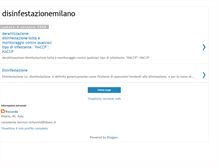Tablet Screenshot of disinfestazionemilano.blogspot.com