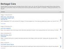 Tablet Screenshot of berbagaicara.blogspot.com