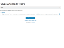 Tablet Screenshot of grupoartemisdeteatro.blogspot.com