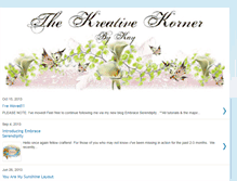 Tablet Screenshot of kayskreativekorner.blogspot.com