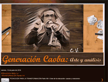 Tablet Screenshot of generacioncaoba.blogspot.com