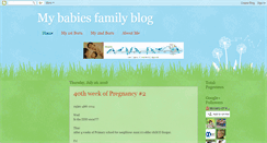 Desktop Screenshot of mybabiesfamily.blogspot.com