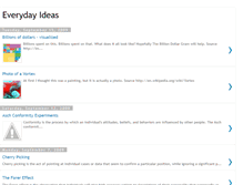 Tablet Screenshot of everyday-ideas.blogspot.com