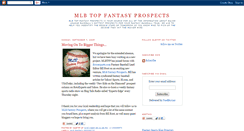 Desktop Screenshot of mlbtopfantasyprospects.blogspot.com