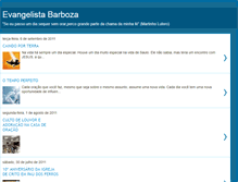 Tablet Screenshot of evangelistabarboza.blogspot.com