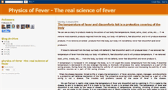 Desktop Screenshot of feverrealscience.blogspot.com