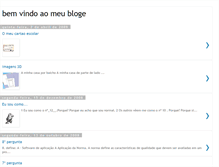 Tablet Screenshot of bemvindoaomeubloge.blogspot.com