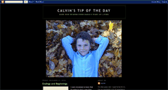 Desktop Screenshot of calvin-tips.blogspot.com