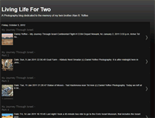 Tablet Screenshot of livinglifefortwo.blogspot.com