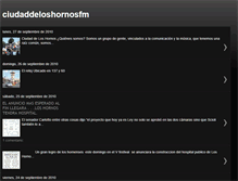 Tablet Screenshot of ciudaddeloshornosfm.blogspot.com