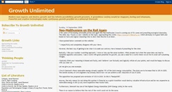 Desktop Screenshot of growthunlimited.blogspot.com