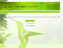 Tablet Screenshot of clactongardencentre.blogspot.com