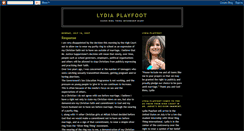 Desktop Screenshot of lydiaplayfoot.blogspot.com