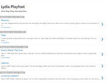 Tablet Screenshot of lydiaplayfoot.blogspot.com