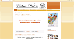 Desktop Screenshot of erskinewriters-uk.blogspot.com