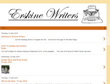 Tablet Screenshot of erskinewriters-uk.blogspot.com