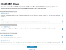 Tablet Screenshot of komunitasiklan.blogspot.com