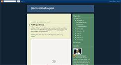 Desktop Screenshot of johnnyontheblogspot.blogspot.com