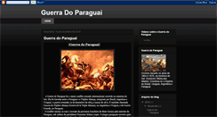 Desktop Screenshot of guerraparaguai.blogspot.com