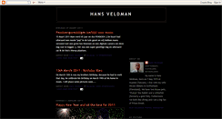 Desktop Screenshot of hansveldman.blogspot.com