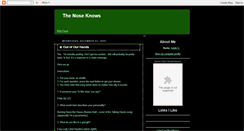 Desktop Screenshot of noseknowledge.blogspot.com