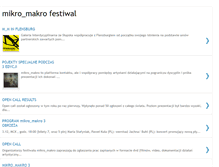 Tablet Screenshot of mikromakrofestiwal.blogspot.com