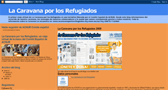 Desktop Screenshot of caravanaporlosrefugiados.blogspot.com
