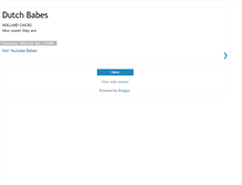 Tablet Screenshot of dutchbabes.blogspot.com