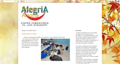 Desktop Screenshot of projalegria.blogspot.com