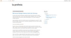 Desktop Screenshot of la-profesia.blogspot.com