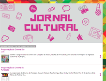 Tablet Screenshot of jornalcultural.blogspot.com