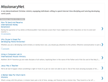 Tablet Screenshot of missionarynet.blogspot.com