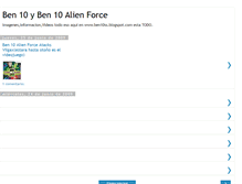 Tablet Screenshot of ben10ss.blogspot.com