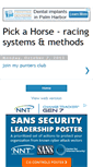 Mobile Screenshot of pickahorse.blogspot.com