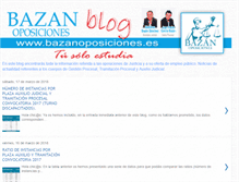 Tablet Screenshot of bazanoposiciones.blogspot.com