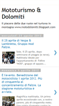 Mobile Screenshot of motodolomiti.blogspot.com