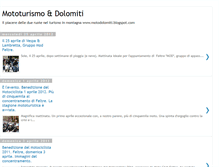 Tablet Screenshot of motodolomiti.blogspot.com