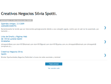 Tablet Screenshot of creativosnegociossilviaspotti.blogspot.com