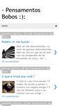Mobile Screenshot of pensamentos-bobos.blogspot.com